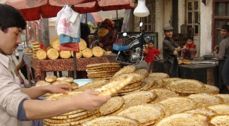 Bread shop in Kashgar